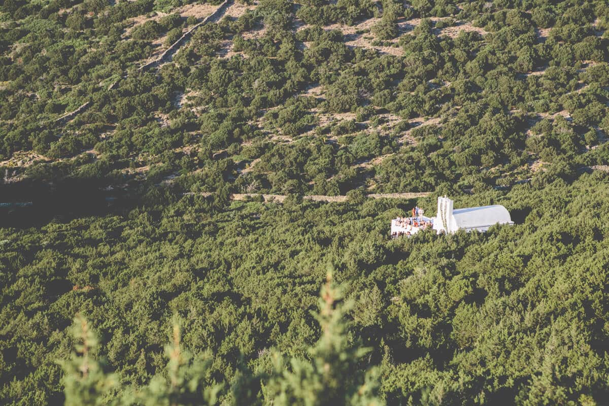 The chapel in the forest at Sifnos